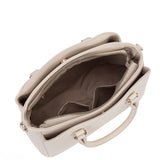 Borsa a mano da donna 100% pelle vegana PU 711-5PT-BEIGE Diana&co
