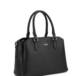Borsa a mano da donna 100% pelle vegana PU 711-5PT-BLACK Diana&co