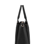 Borsa a mano da donna 100% pelle vegana PU 711-5PT-BLACK Diana&co