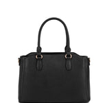 Borsa a mano da donna 100% pelle vegana PU 711-5PT-BLACK Diana&co