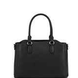 Borsa a mano da donna 100% pelle vegana PU 711-5PT-BLACK Diana&co