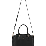Borsa a mano da donna 100% pelle vegana PU 711-5PT-BLACK Diana&co