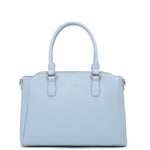 Borsa a mano da donna 100% pelle vegana PU 711-5PT-LIGHT BLUE Diana&co