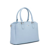 Borsa a mano da donna 100% pelle vegana PU 711-5PT-LIGHT BLUE Diana&co