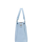 Borsa a mano da donna 100% pelle vegana PU 711-5PT-LIGHT BLUE Diana&co