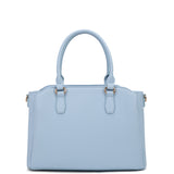 Borsa a mano da donna 100% pelle vegana PU 711-5PT-LIGHT BLUE Diana&co