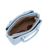 Borsa a mano da donna 100% pelle vegana PU 711-5PT-LIGHT BLUE Diana&co