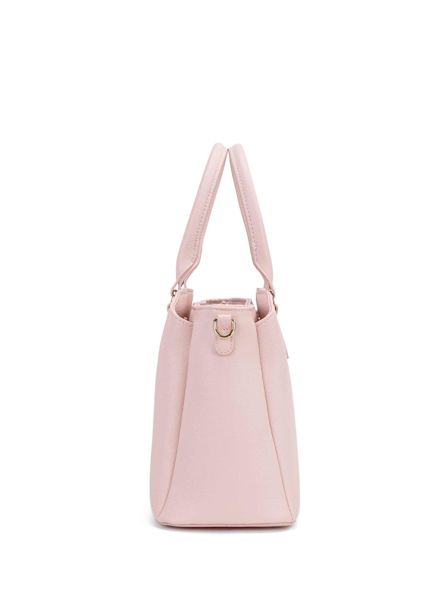 Borsa a mano da donna 100% pelle vegana PU 711-5PT-LIGHT PINK Diana&co