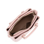 Borsa a mano da donna 100% pelle vegana PU 711-5PT-LIGHT PINK Diana&co