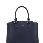 Borsa a mano da donna 100% pelle vegana PU 711-5PT-NAVY BLUE Diana&co