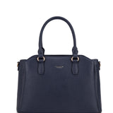 Borsa a mano da donna 100% pelle vegana PU 711-5PT-NAVY BLUE Diana&co