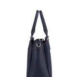 Borsa a mano da donna 100% pelle vegana PU 711-5PT-NAVY BLUE Diana&co
