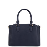 Borsa a mano da donna 100% pelle vegana PU 711-5PT-NAVY BLUE Diana&co