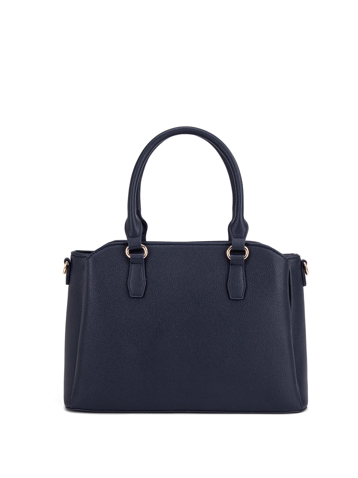 Borsa a mano da donna 100% pelle vegana PU 711-5PT-NAVY BLUE Diana&co