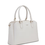 Borsa a mano da donna 100% pelle vegana PU 711-5PT-WHITE Diana&co