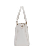 Borsa a mano da donna 100% pelle vegana PU 711-5PT-WHITE Diana&co