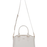 Borsa a mano da donna 100% pelle vegana PU 711-5PT-WHITE Diana&co