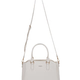 Borsa a mano da donna 100% pelle vegana PU 711-5PT-WHITE Diana&co