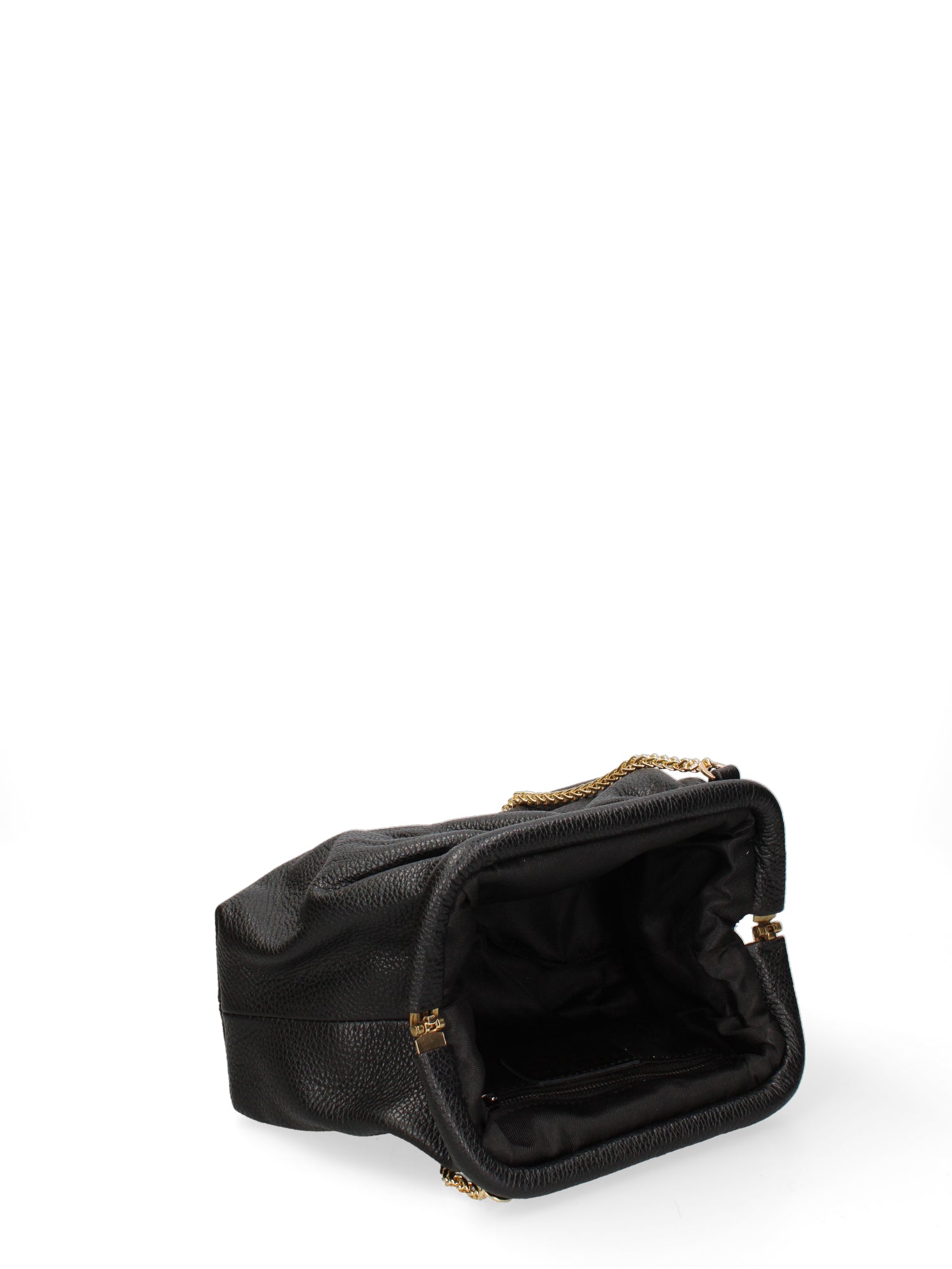 Borsa a tracolla da donna Vera pelle JR-W-1049-BLACK-GOLD John Richmond