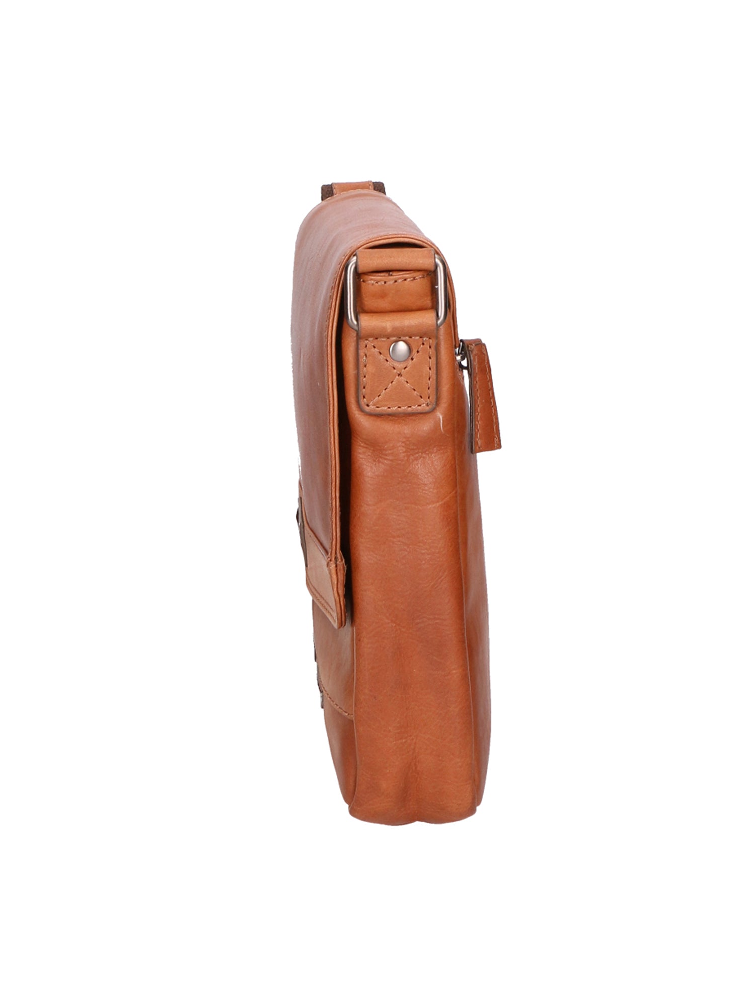 Borsa a tracolla unisex vera pelle Made in Italy SN5862347-TAN Santini Firenze
