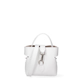 Modena Borsa a mano da donna Vera pelle 07380-PL01 BIANCO Gave Lux
