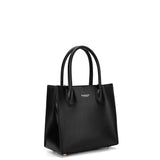 Borsa a mano da donna 100% pelle vegana PU 713-1PT-BLACK Diana&co