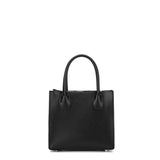 Borsa a mano da donna 100% pelle vegana PU 713-1PT-BLACK Diana&co