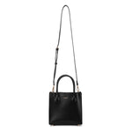 Borsa a mano da donna 100% pelle vegana PU 713-1PT-BLACK Diana&co
