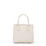 Borsa a mano da donna 100% pelle vegana PU 713-1PT-CREAM Diana&co