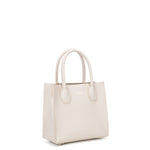 Borsa a mano da donna 100% pelle vegana PU 713-1PT-CREAM Diana&co