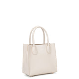 Borsa a mano da donna 100% pelle vegana PU 713-1PT-CREAM Diana&co