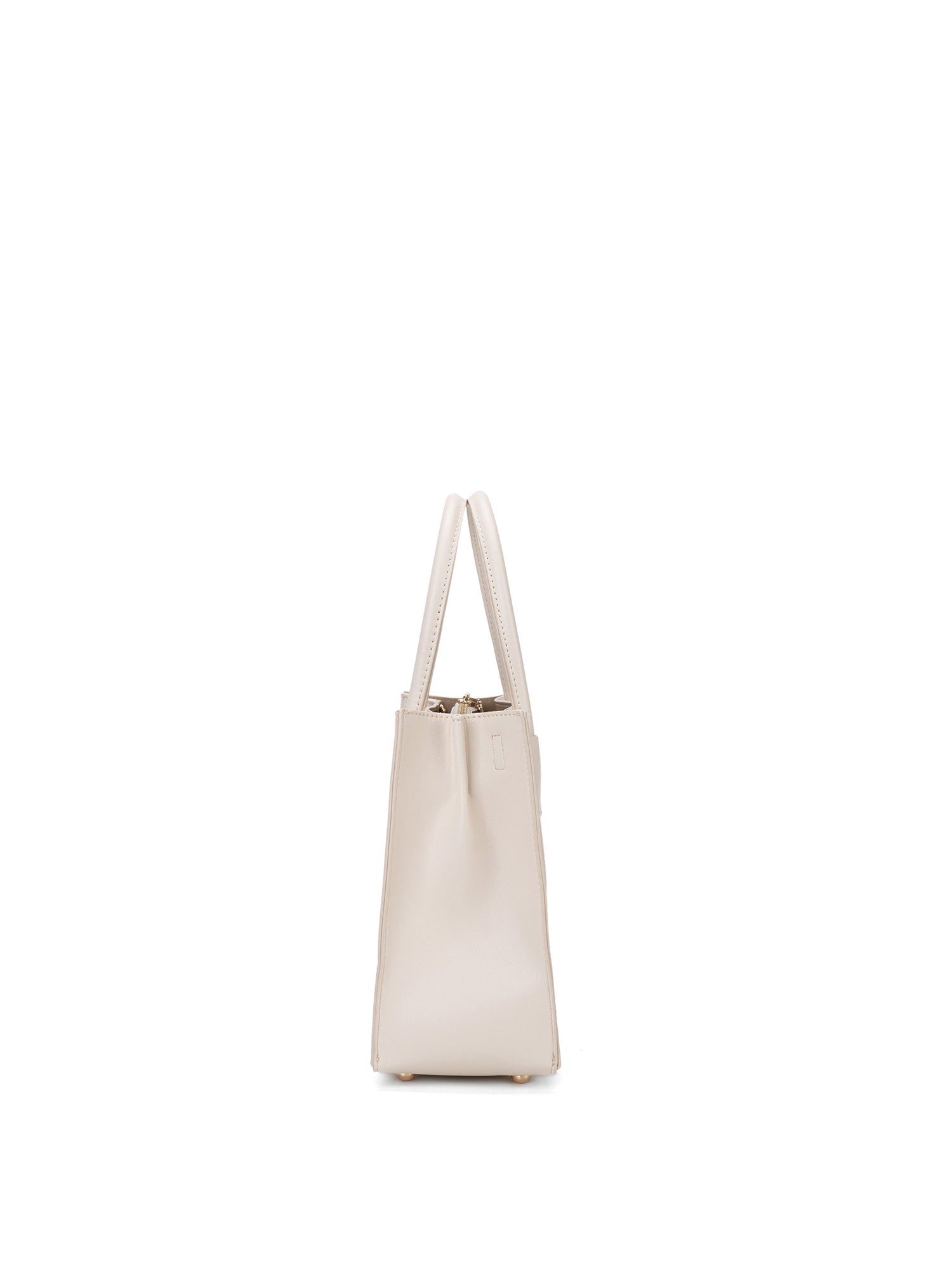 Borsa a mano da donna 100% pelle vegana PU 713-1PT-CREAM Diana&co