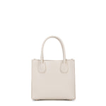 Borsa a mano da donna 100% pelle vegana PU 713-1PT-CREAM Diana&co