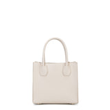 Borsa a mano da donna 100% pelle vegana PU 713-1PT-CREAM Diana&co