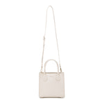 Borsa a mano da donna 100% pelle vegana PU 713-1PT-CREAM Diana&co