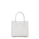 Borsa a mano da donna 100% pelle vegana PU 713-1PT-WHITE Diana&co