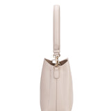 Borsa a spalla da donna 100% pelle vegana PU 713-3PT-BEIGE Diana&co