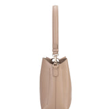 Borsa a spalla da donna 100% pelle vegana PU 713-3PT-CAFFELATTE Diana&co