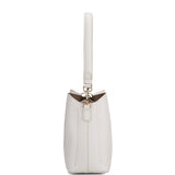 Borsa a spalla da donna 100% pelle vegana PU 713-3PT-IVORY Diana&co
