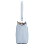Borsa a spalla da donna 100% pelle vegana PU 713-3PT-LIGHTBLUE Diana&co