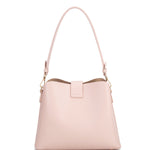 Borsa a spalla da donna 100% pelle vegana PU 713-3PT-ROSE Diana&co