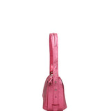 Borsa a spalla da donna Vera pelle e metallo 07228-L025 FUXIA CHIARO Roberta Rossi