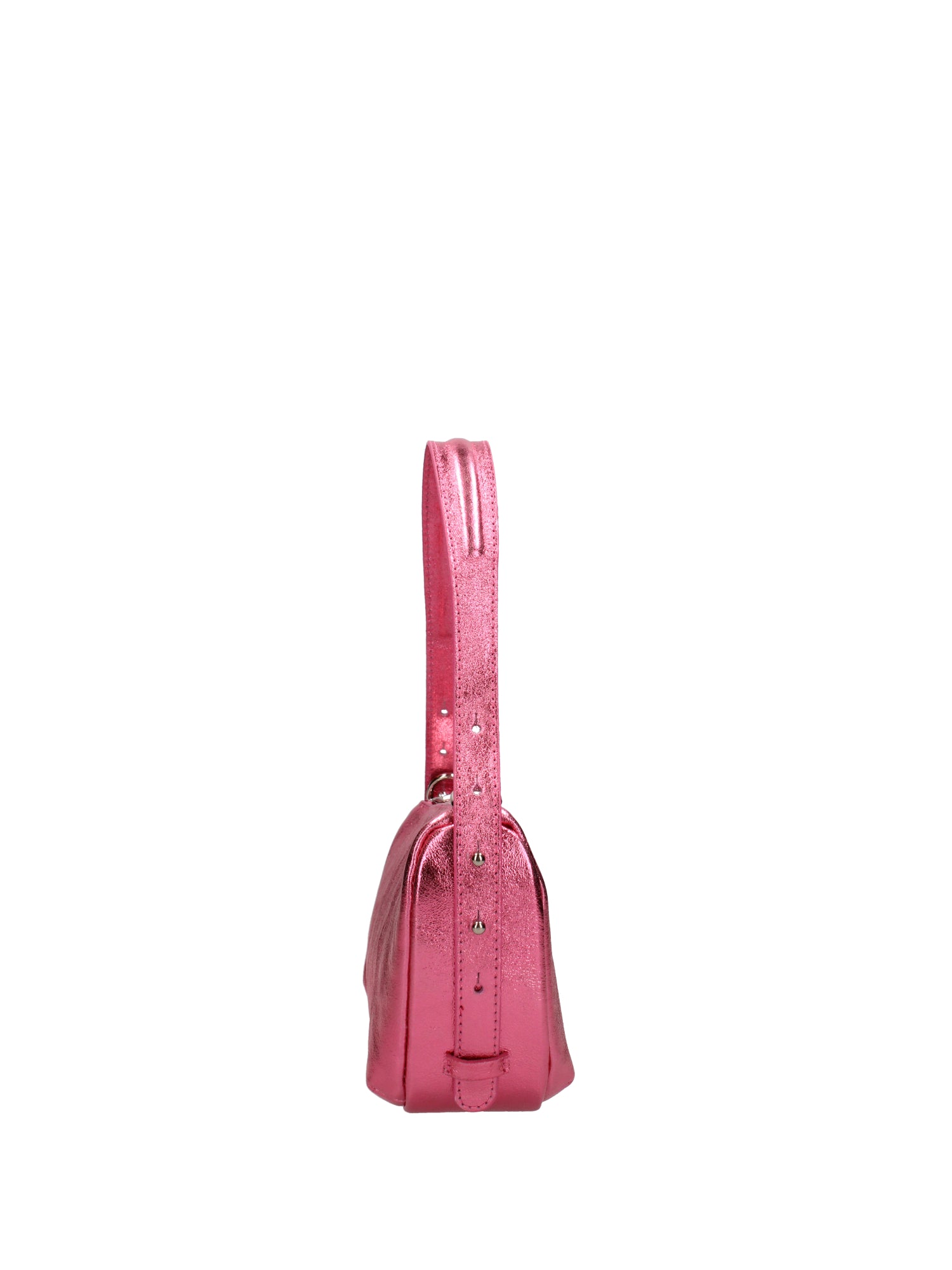 Borsa a spalla da donna Vera pelle e metallo 07228-L025 FUXIA CHIARO Roberta Rossi