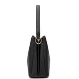 Borsa a spalla da donna 100% pelle vegana PU 714-1PT-BLACK Diana&co
