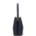 Borsa a spalla da donna 100% pelle vegana PU 714-1PT-NAVYBLUE Diana&co