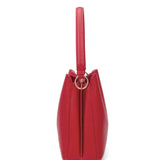 Borsa a spalla da donna 100% pelle vegana PU 714-1PT-RED Diana&co