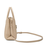 Borsa a mano da donna 100% pelle vegana PU 714-2PT-ALMOND Diana&co