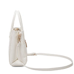 Borsa a mano da donna 100% pelle vegana PU 714-2PT-WHITE Diana&co