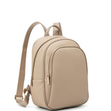 Zaino da donna in pelle vegana Casual 714-3PT-ALMOND Diana&co