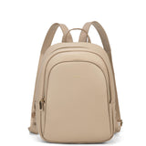 Zaino da donna in pelle vegana Casual 714-3PT-ALMOND Diana&co